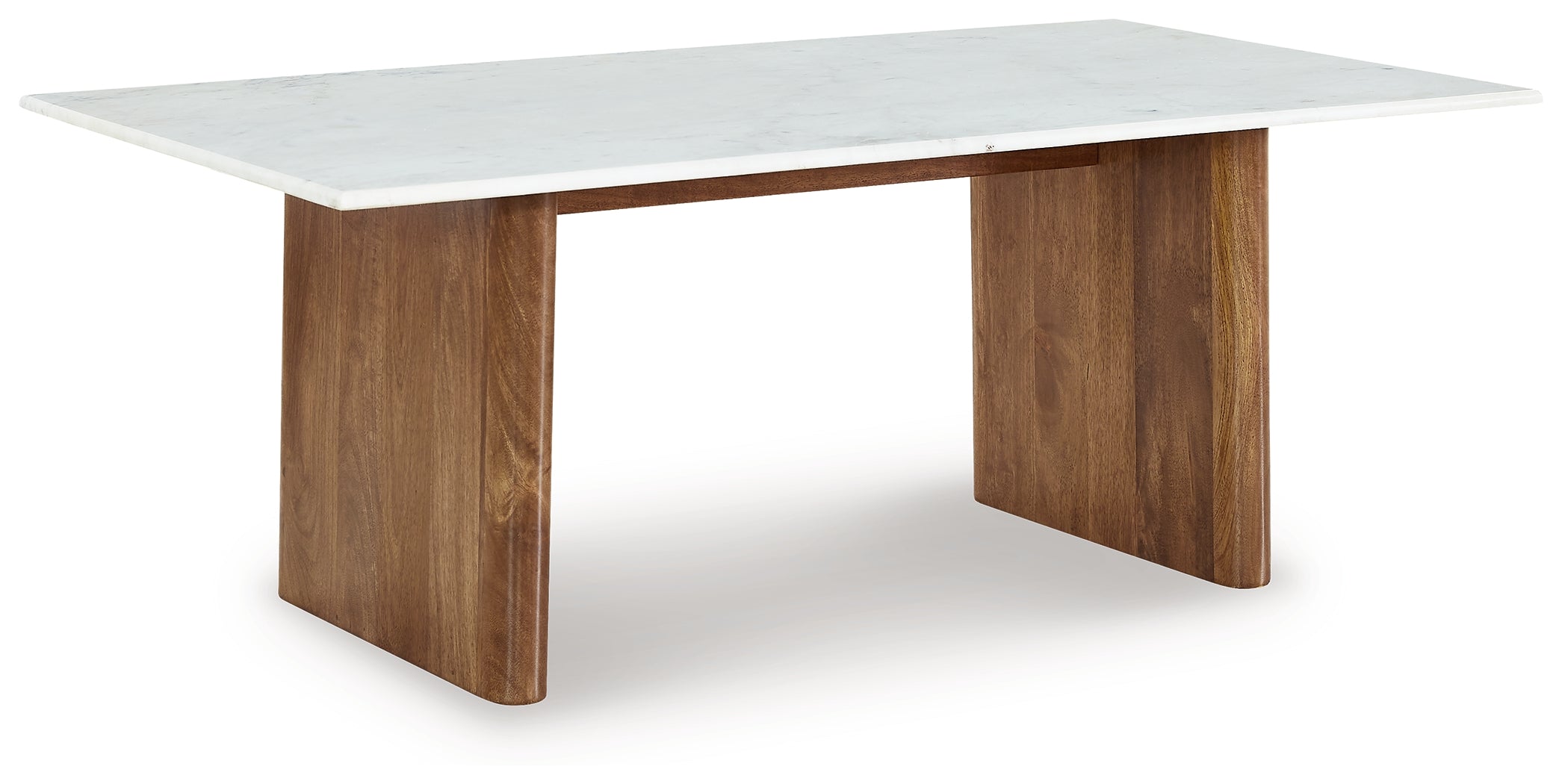 Isanti Light Brown/White Coffee Table - T662-1 - Bien Home Furniture & Electronics