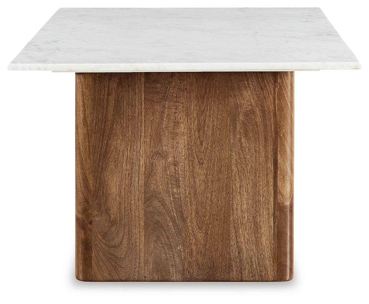 Isanti Light Brown/White Coffee Table - T662-1 - Bien Home Furniture & Electronics