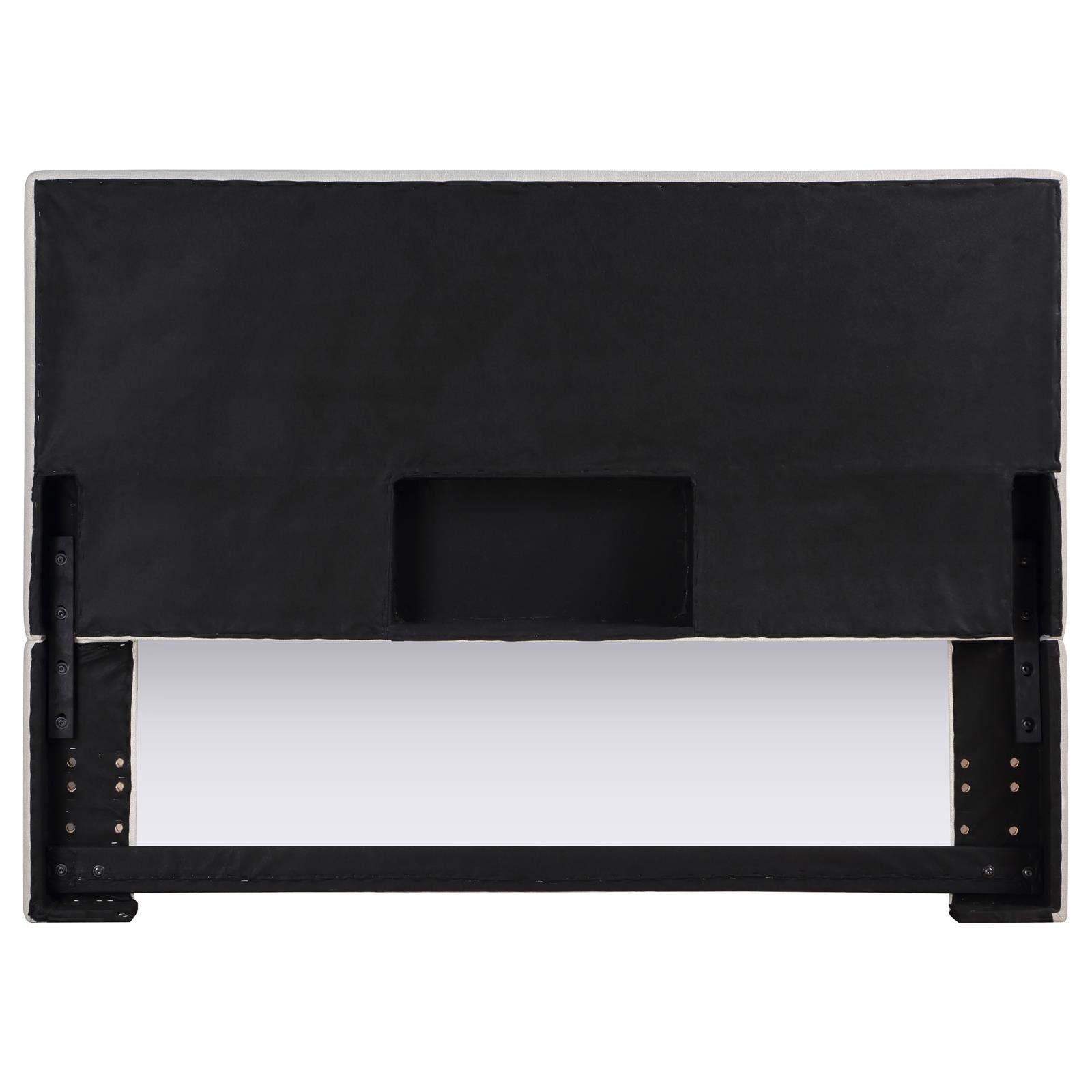 Izzy Rectangular Upholstered Headboard Sand - 315993K - Bien Home Furniture & Electronics