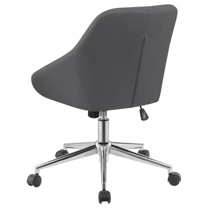 Jackman Upholstered Office Chair with Casters - 801422 - Bien Home Furniture &amp; Electronics