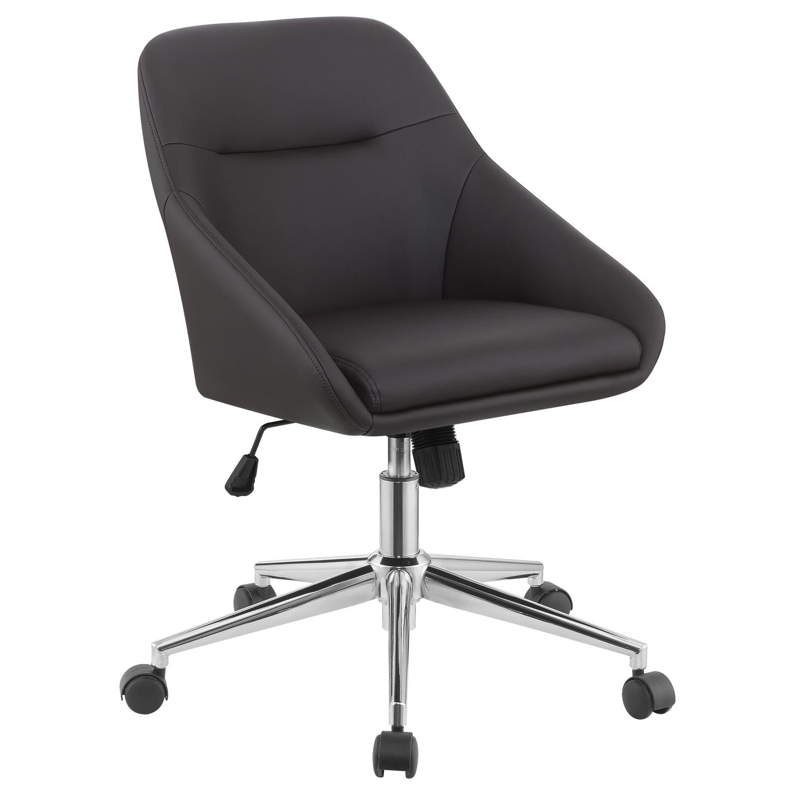 Jackman Upholstered Office Chair with Casters - 801426 - Bien Home Furniture &amp; Electronics