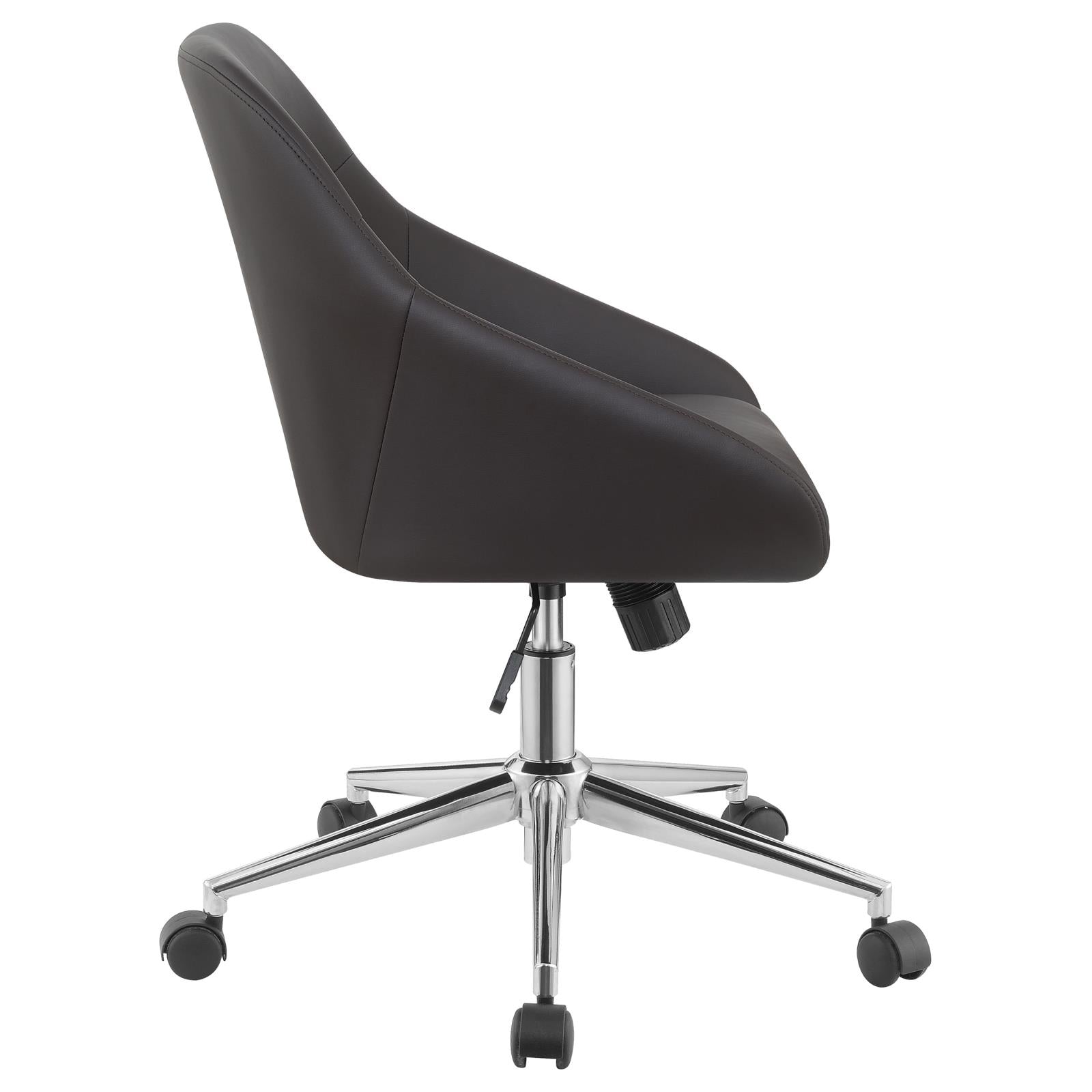 Jackman Upholstered Office Chair with Casters - 801426 - Bien Home Furniture &amp; Electronics