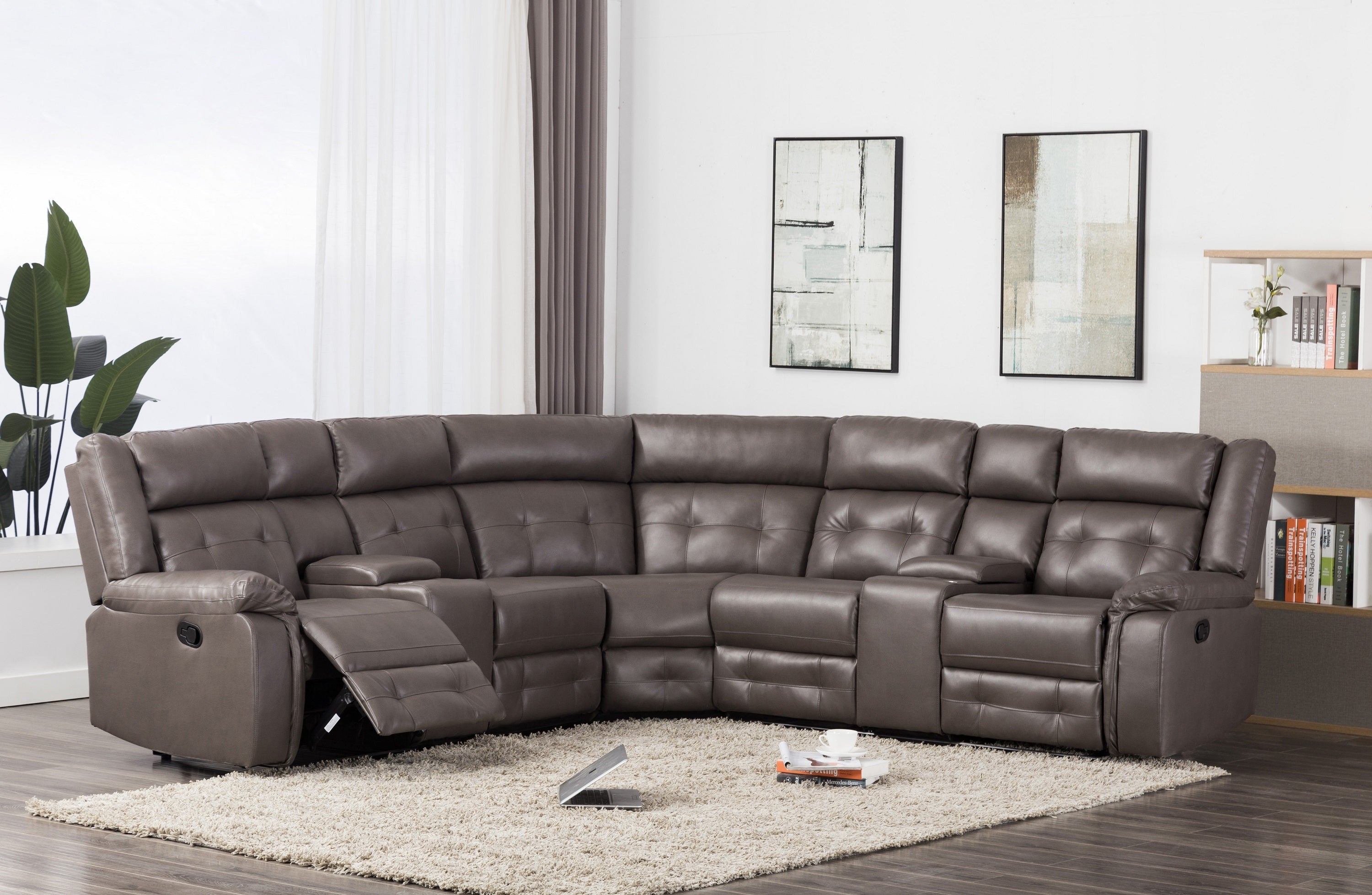 Jackson Gray Reclining Sectional - SH3212GRY* - Bien Home Furniture & Electronics