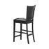 Jaden Black/Espresso Upholstered Counter Height Stools, Set of 2 - 100959 - Bien Home Furniture & Electronics