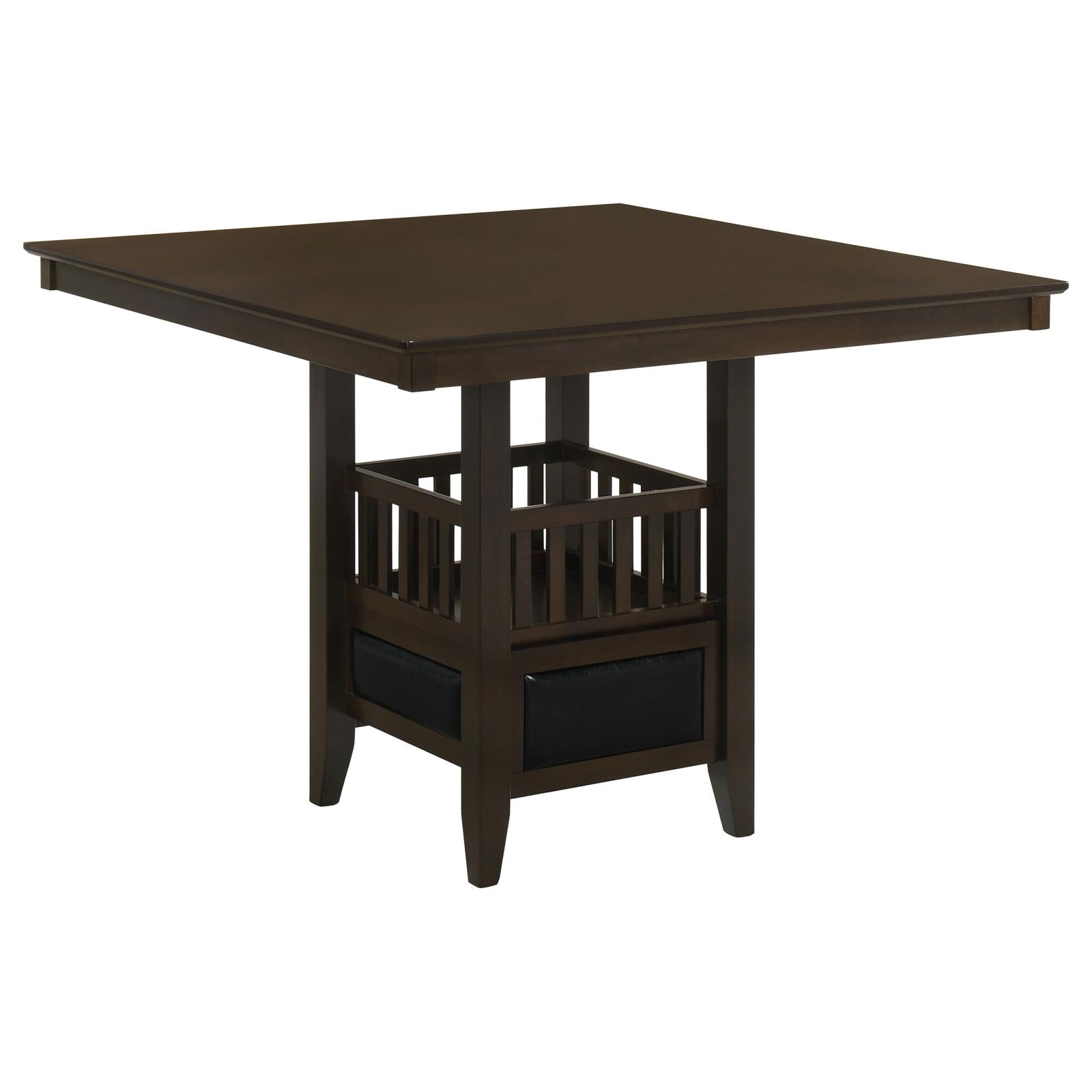 Jaden Transitional Cappuccino Five-Piece Counter-Height Dining Set - 100958-S5 - Bien Home Furniture & Electronics