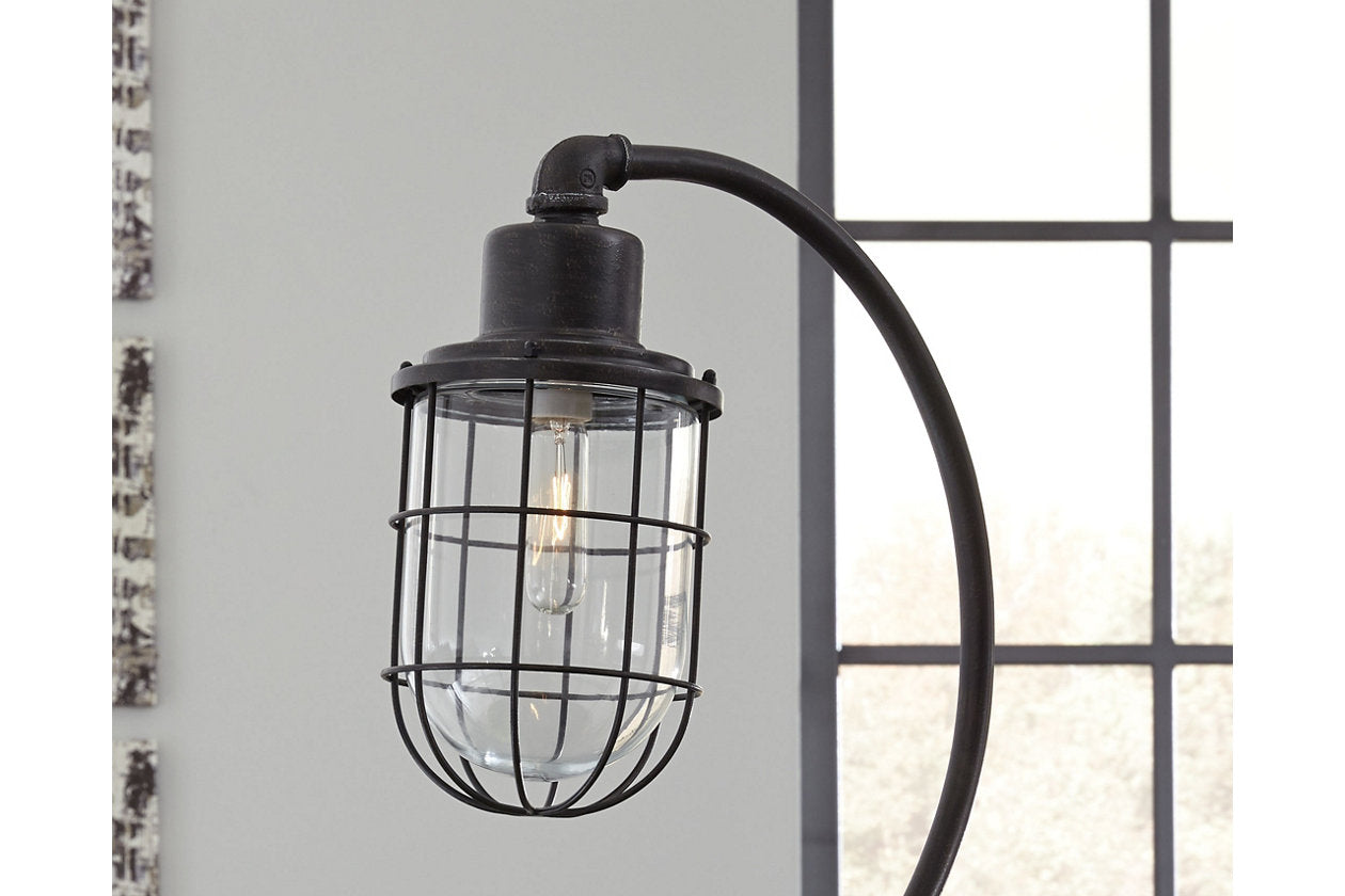 Jae Antique Black Desk Lamp - L734232 - Bien Home Furniture & Electronics