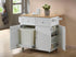 Jalen Natural Brown/White 3-Door Kitchen Cart with Casters - 900558 - Bien Home Furniture & Electronics