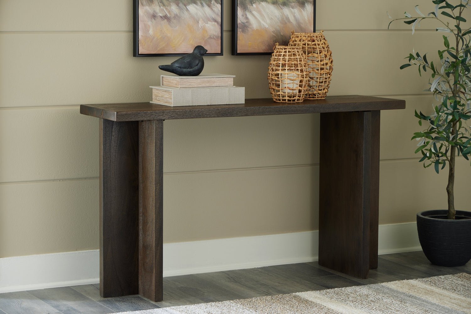 Jalenry Grayish Brown Console Sofa Table - A4000596 - Bien Home Furniture & Electronics