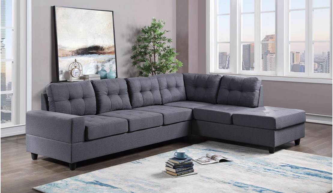James Gray Reversible Sectional - James Grey - Bien Home Furniture & Electronics