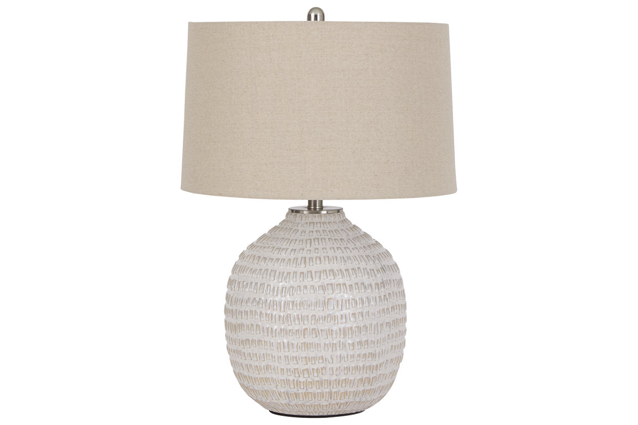 Jamon Beige Table Lamp - L100764 - Bien Home Furniture & Electronics