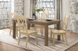 Janina Natural/Buttermilk Dining Set - SET | 5516-66 | 5516BMS(3) - Bien Home Furniture & Electronics