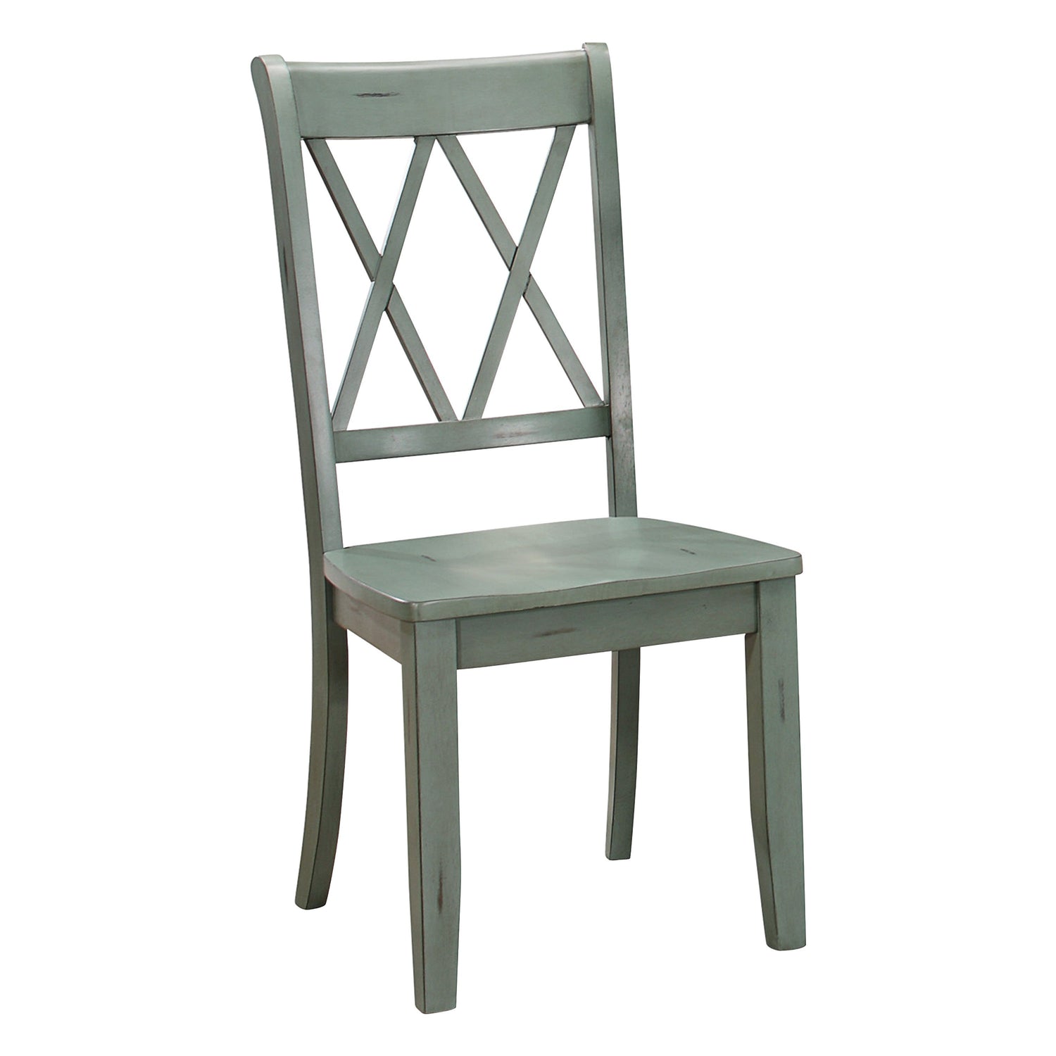 Janina Teal Side Chair, Set of 2 - 5516TLS - Bien Home Furniture & Electronics