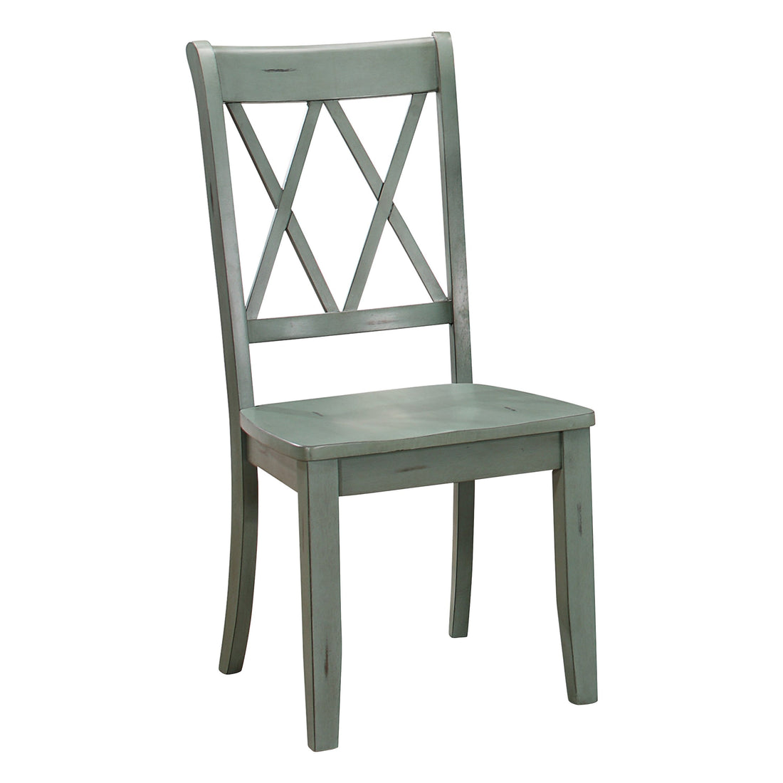 Janina Teal Side Chair, Set of 2 - 5516TLS - Bien Home Furniture &amp; Electronics