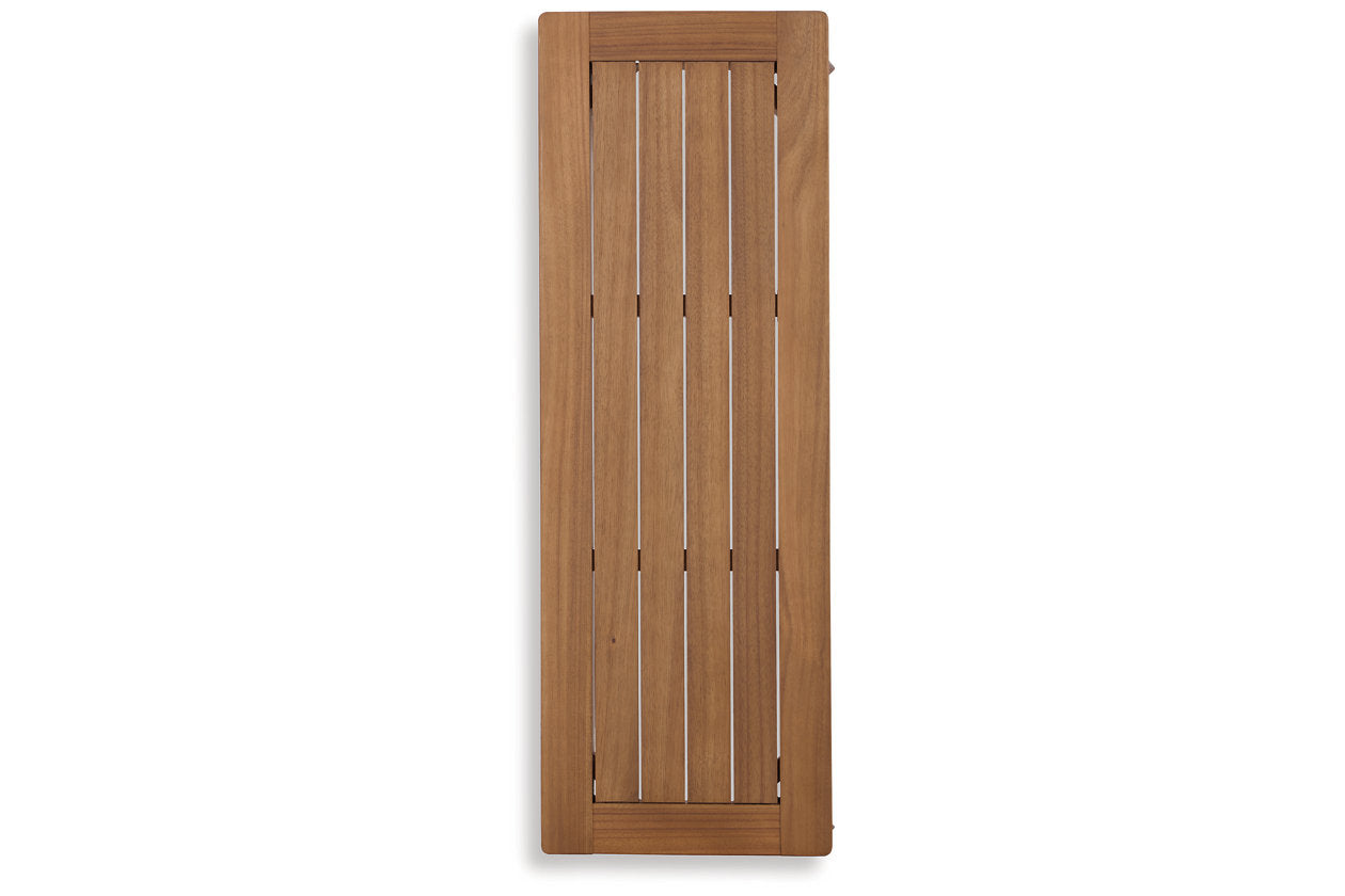 Janiyah Light Brown Outdoor Dining Bench - P407-600 - Bien Home Furniture & Electronics