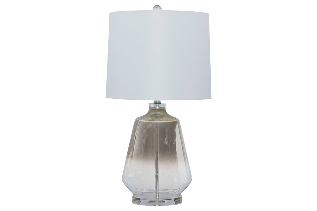 Jaslyn Silver Finish Table Lamp - L430414 - Bien Home Furniture &amp; Electronics