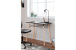 Jaspeni Black/Natural Home Office Desk - H020-10 - Bien Home Furniture & Electronics