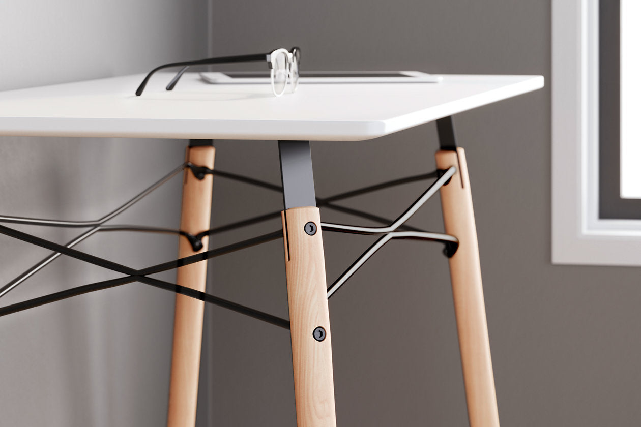 Jaspeni White/Natural Home Office Desk - H020-110 - Bien Home Furniture & Electronics