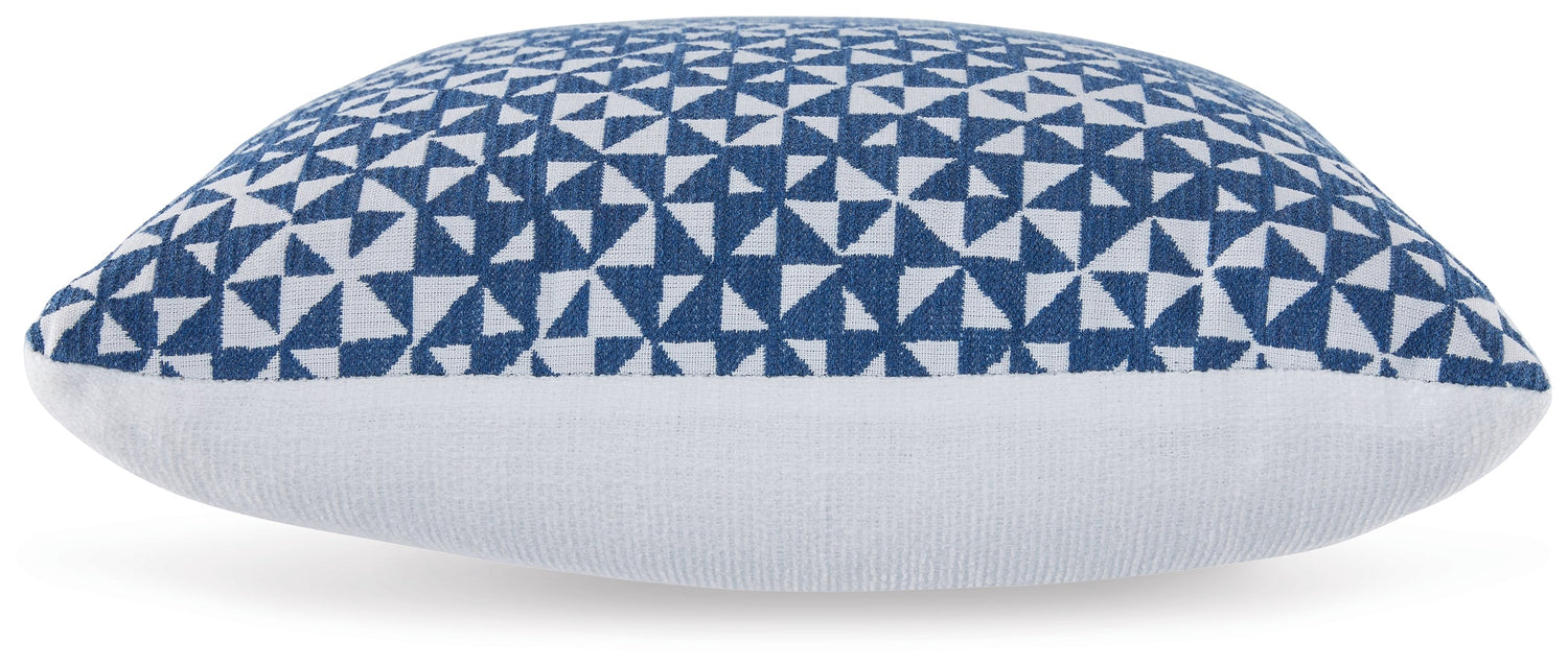 Jaycott Next-Gen Nuvella Blue/White Pillow (Set of 4) - A1900001 - Bien Home Furniture & Electronics