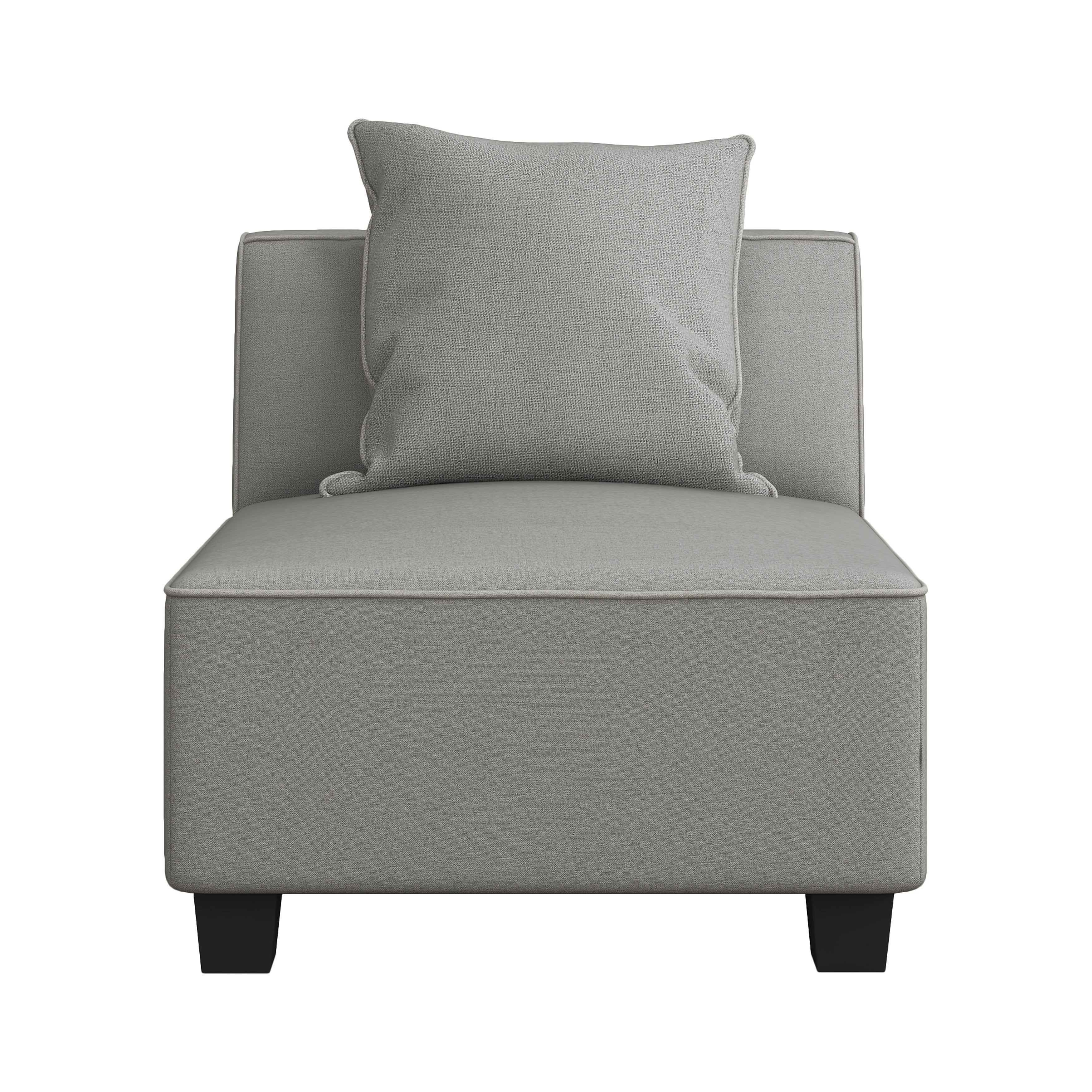 Jayilin Gray 5-Piece Modular Sectional - SET | 9357GY-AC(2) | 9357GY-CR(3) | 9357GY-4 - Bien Home Furniture & Electronics