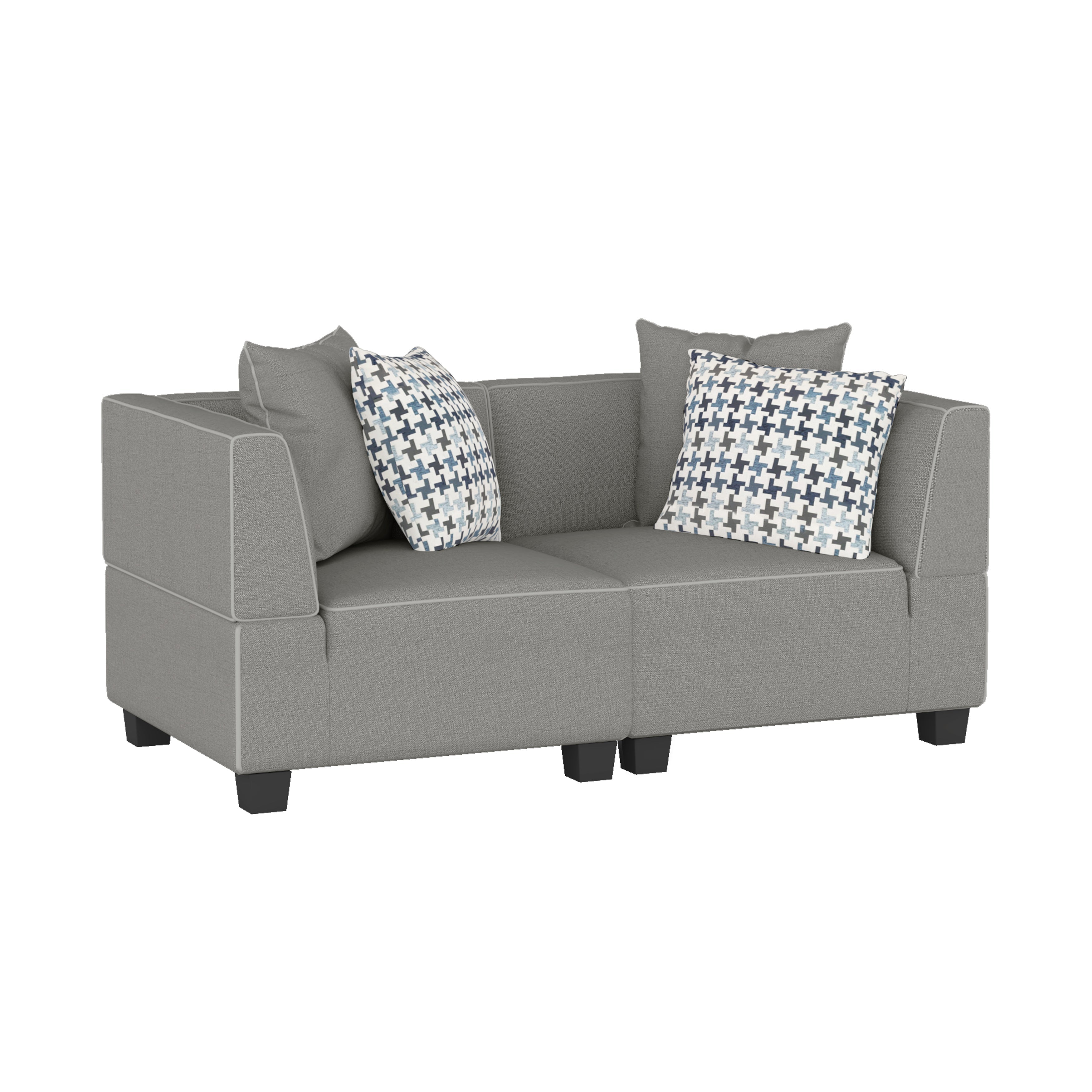 Jayilin Gray Loveseat - 9357GY-2* - Bien Home Furniture & Electronics