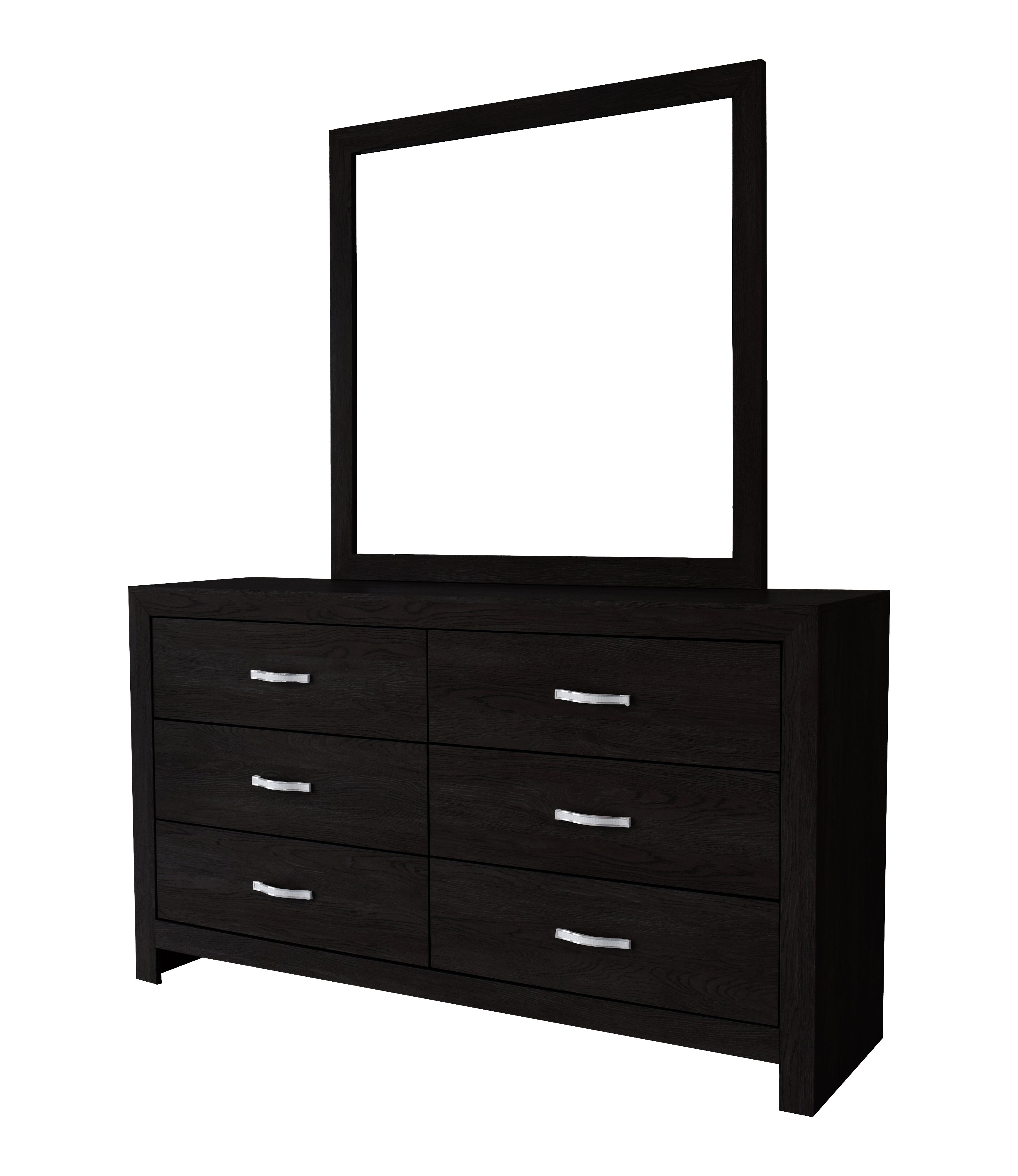 Jaylen Black LED Panel Bedroom Set - SET | B9280-K-BED | B9280-1 | B9280-11 | B9280-2 | B9280-4 - Bien Home Furniture &amp; Electronics