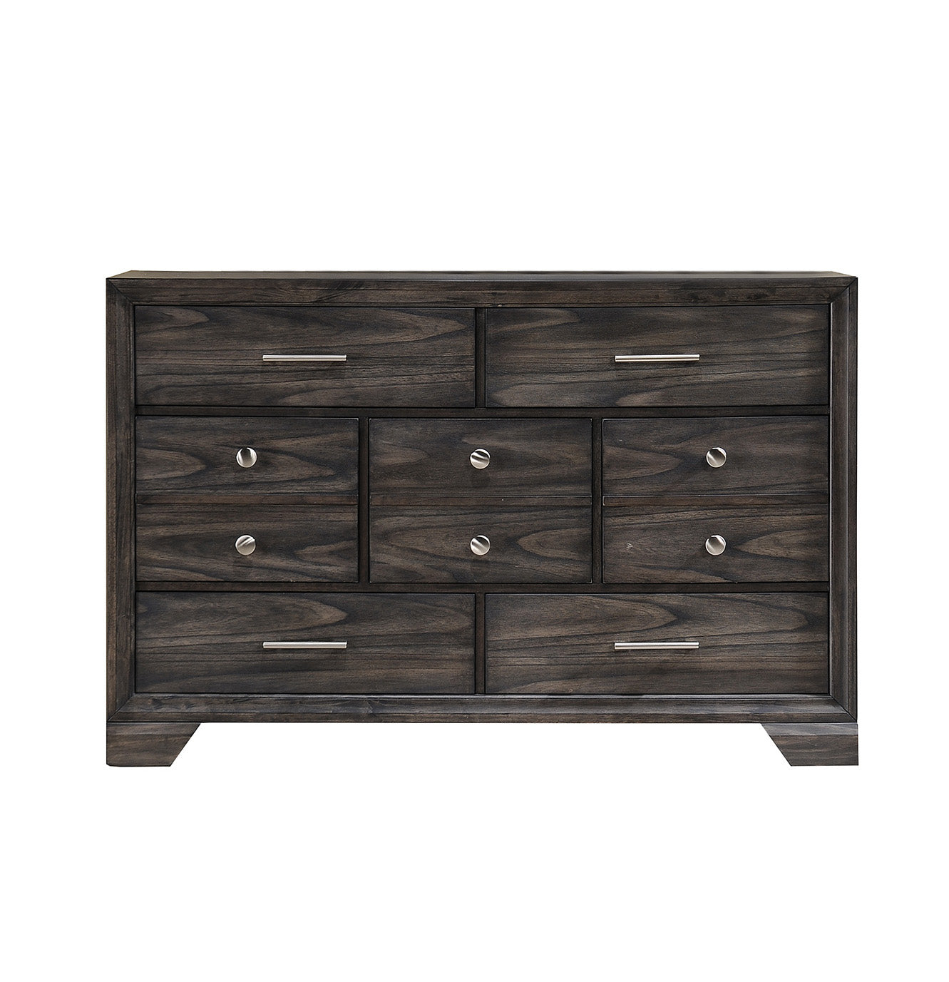 Jaymes Gray Storage Platform Bedroom Set - SET | B6580-K-HB | B6580-K-FBD | B6580-KQ-RAIL | B6580-1 | B6580-11 | B6580-2 - Bien Home Furniture & Electronics