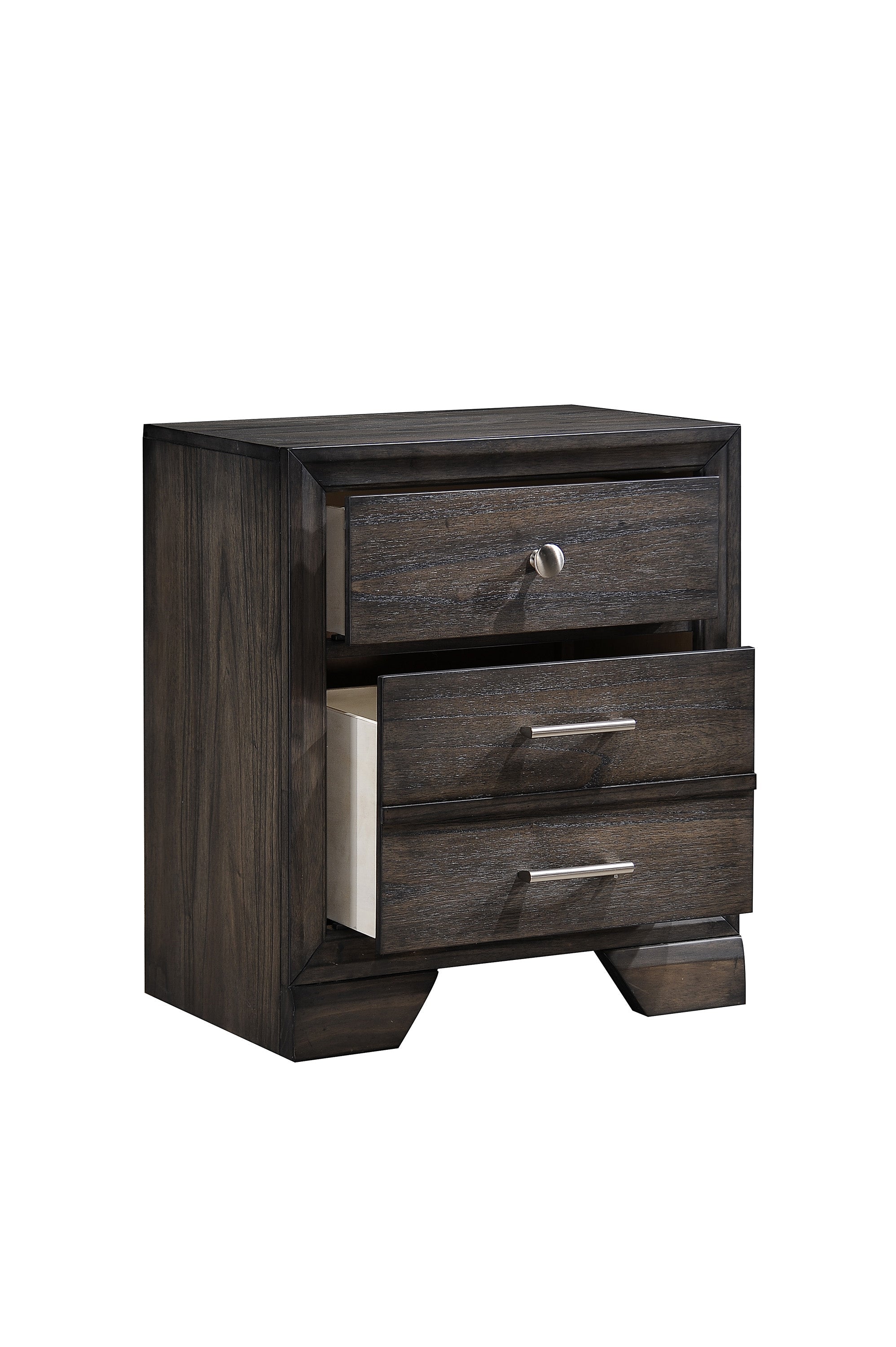 Jaymes Gray Storage Platform Bedroom Set - SET | B6580-K-HB | B6580-K-FBD | B6580-KQ-RAIL | B6580-1 | B6580-11 | B6580-2 - Bien Home Furniture & Electronics