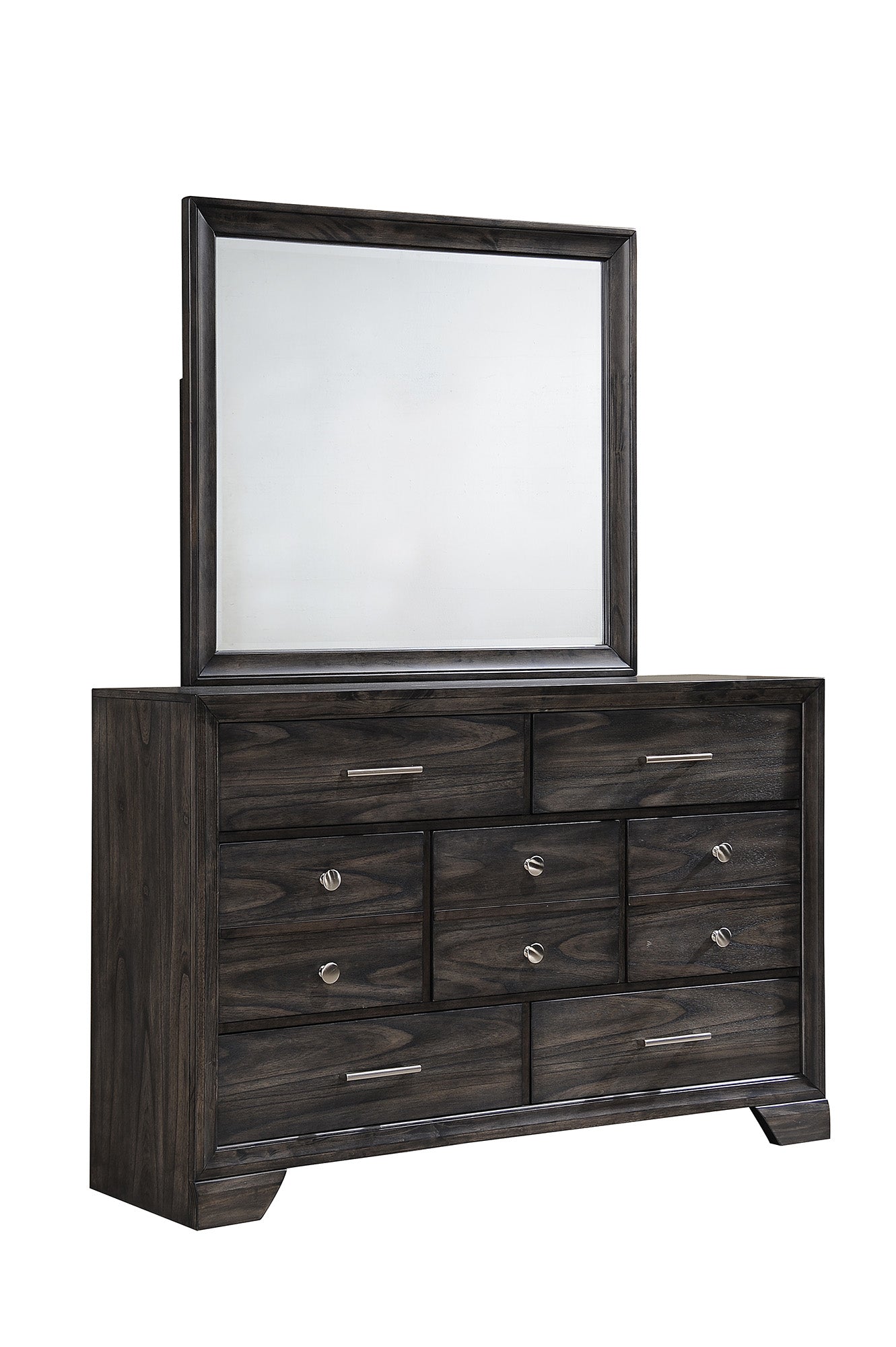 Jaymes Gray Storage Platform Bedroom Set - SET | B6580-K-HB | B6580-K-FBD | B6580-KQ-RAIL | B6580-1 | B6580-11 | B6580-2 - Bien Home Furniture & Electronics