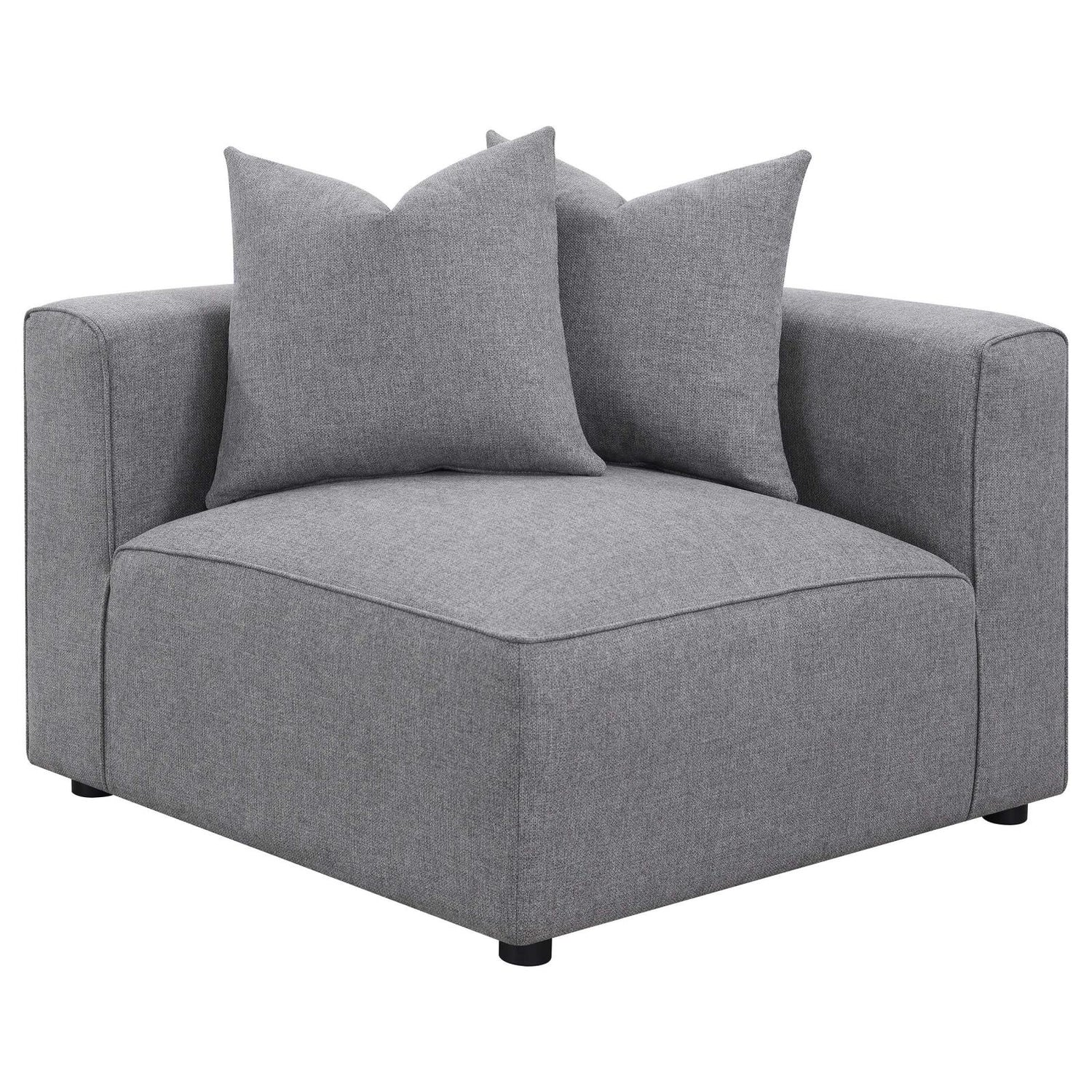 Jennifer 6-Piece Tight Seat Modular Sectional Gray - 551594-SET - Bien Home Furniture & Electronics