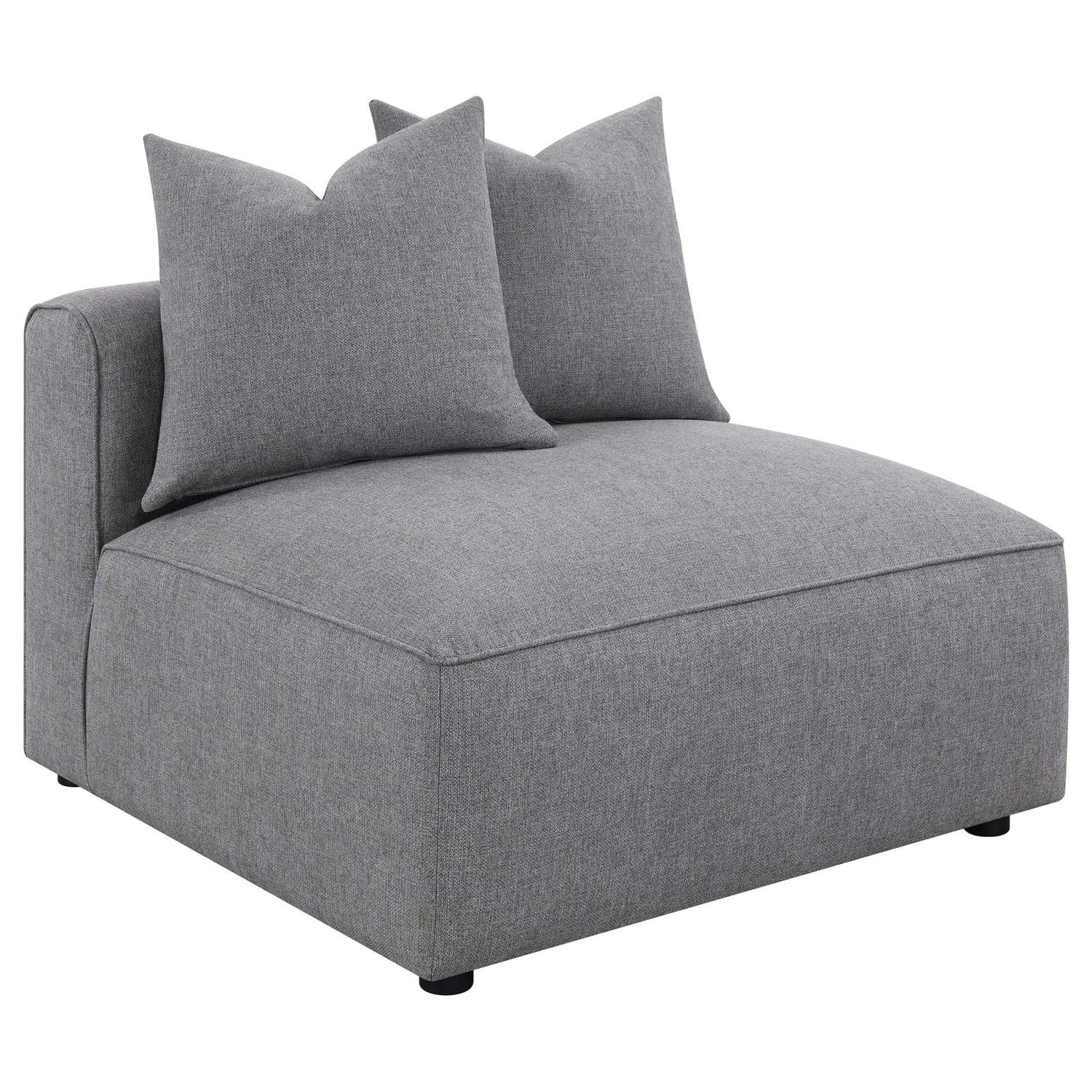 Jennifer 6-Piece Tight Seat Modular Sectional Gray - 551594-SET - Bien Home Furniture & Electronics