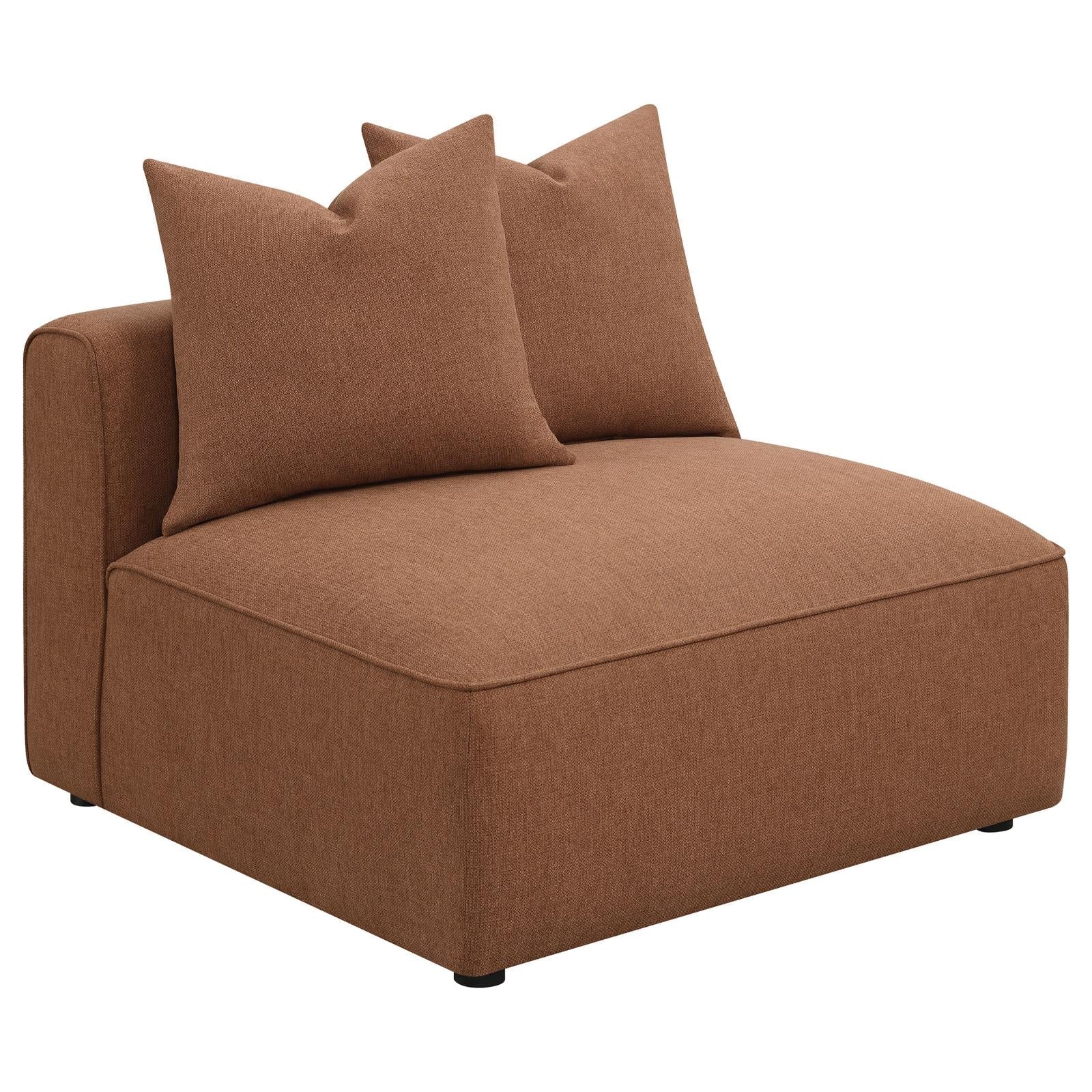 Jennifer 6-Piece Upholstered Modular Sectional Terracotta - 551591-SET - Bien Home Furniture & Electronics
