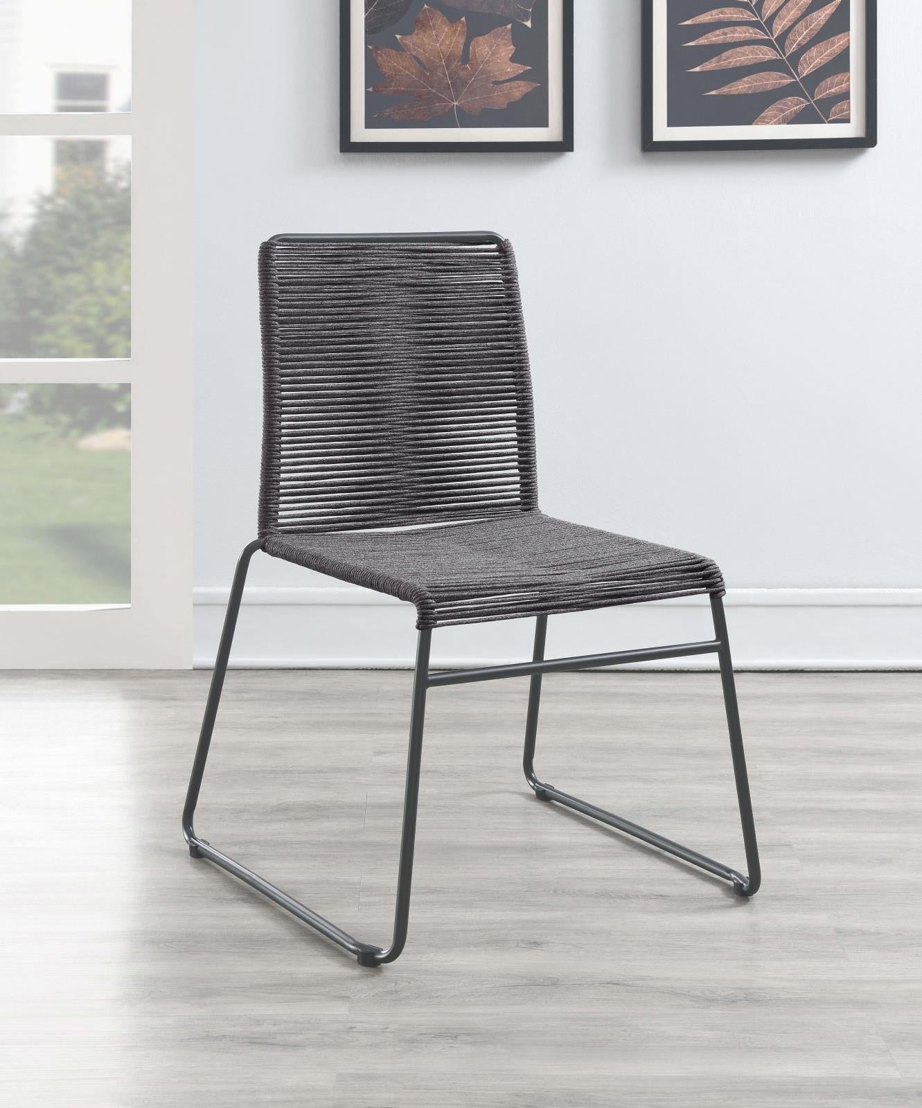 Jerome Upholstered Stackable Side Chairs, Set of 2 - 192062 - Bien Home Furniture & Electronics