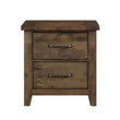 Jerrick Burnished Brown Nightstand - 1957-4 - Bien Home Furniture & Electronics