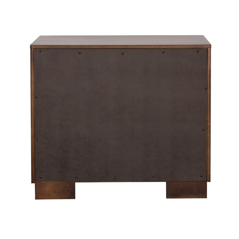 Jessica 2-Drawer Nightstand Cappuccino - 200712 - Bien Home Furniture & Electronics