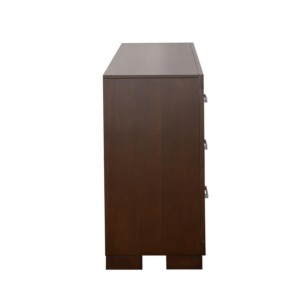 Jessica Cappuccino 6-Drawer Dresser - 200713 - Bien Home Furniture & Electronics