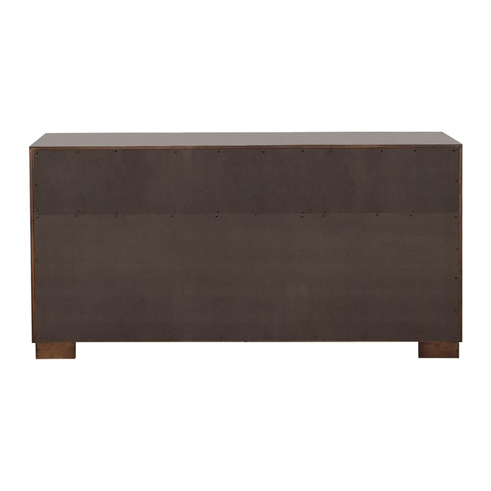 Jessica Cappuccino 6-Drawer Dresser - 200713 - Bien Home Furniture & Electronics