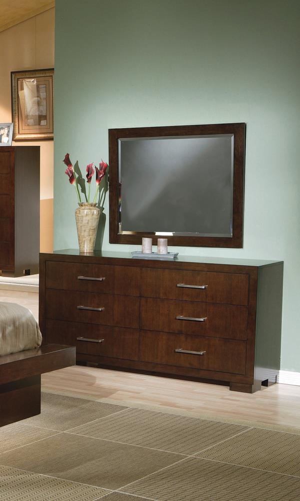 Jessica Cappuccino 6-Drawer Dresser - 200713 - Bien Home Furniture & Electronics