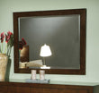 Jessica Cappuccino Rectangular Wall Mirror - 200714 - Bien Home Furniture & Electronics