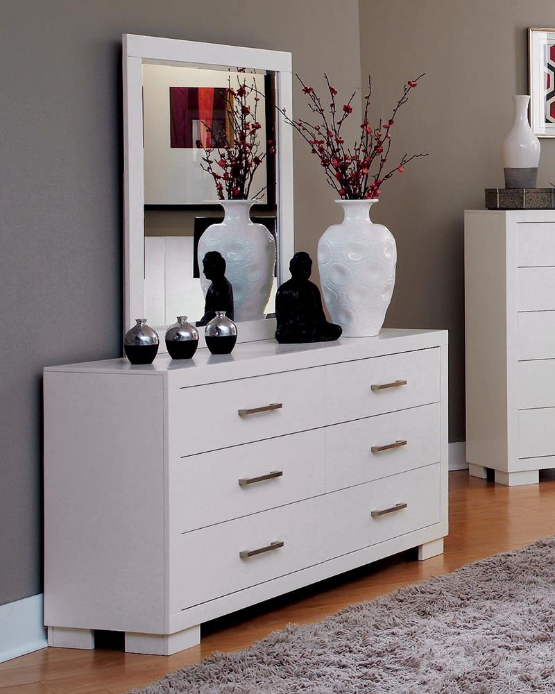 Jessica White 6-Drawer Dresser - 202993 - Bien Home Furniture & Electronics