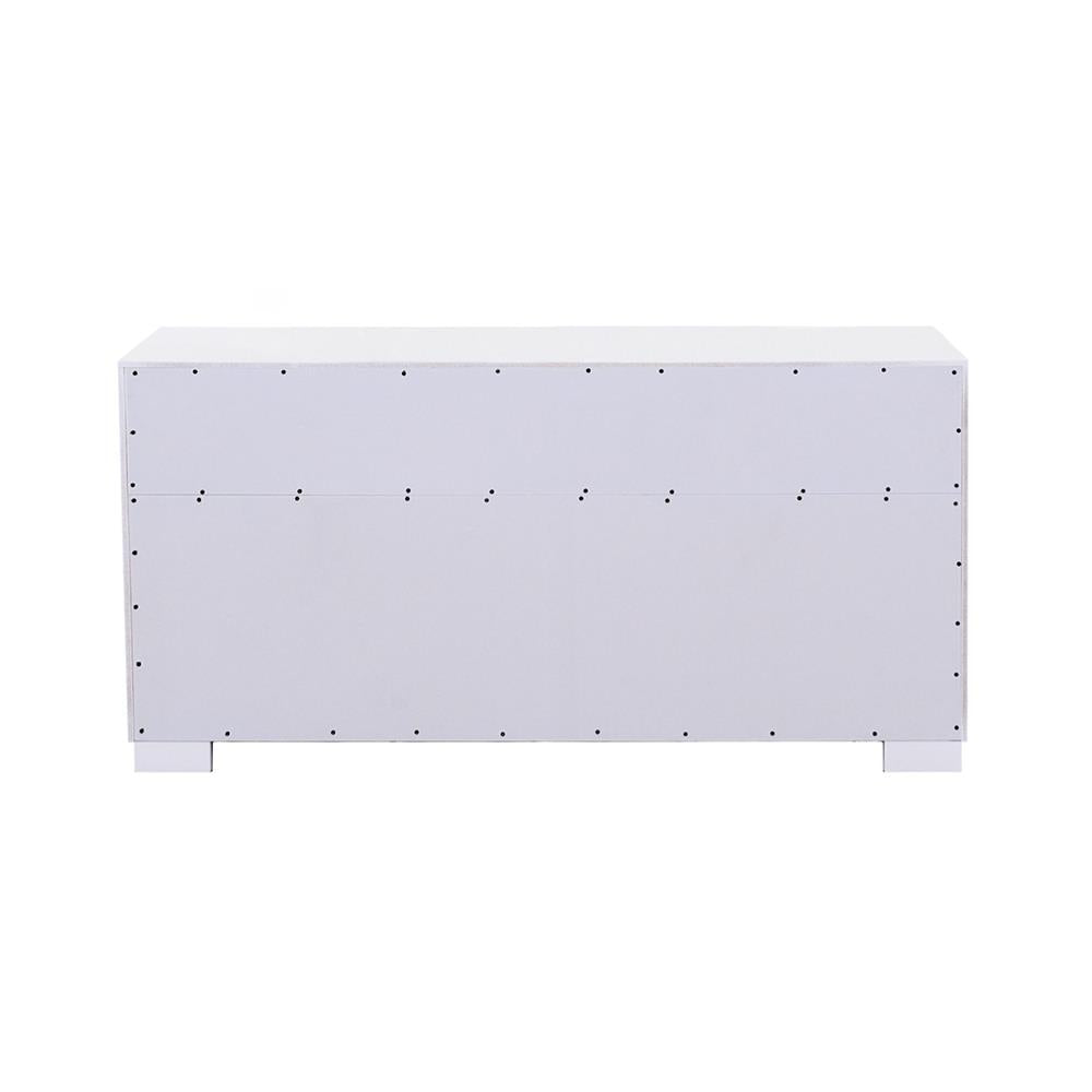 Jessica White 6-Drawer Dresser - 202993 - Bien Home Furniture & Electronics