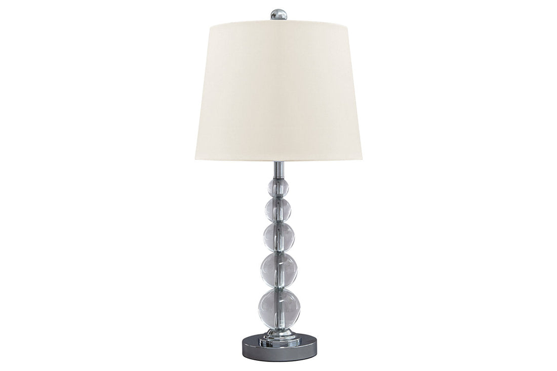 Joaquin Clear/Silver Finish Table Lamp, Set of 2 - L428084 - Bien Home Furniture &amp; Electronics