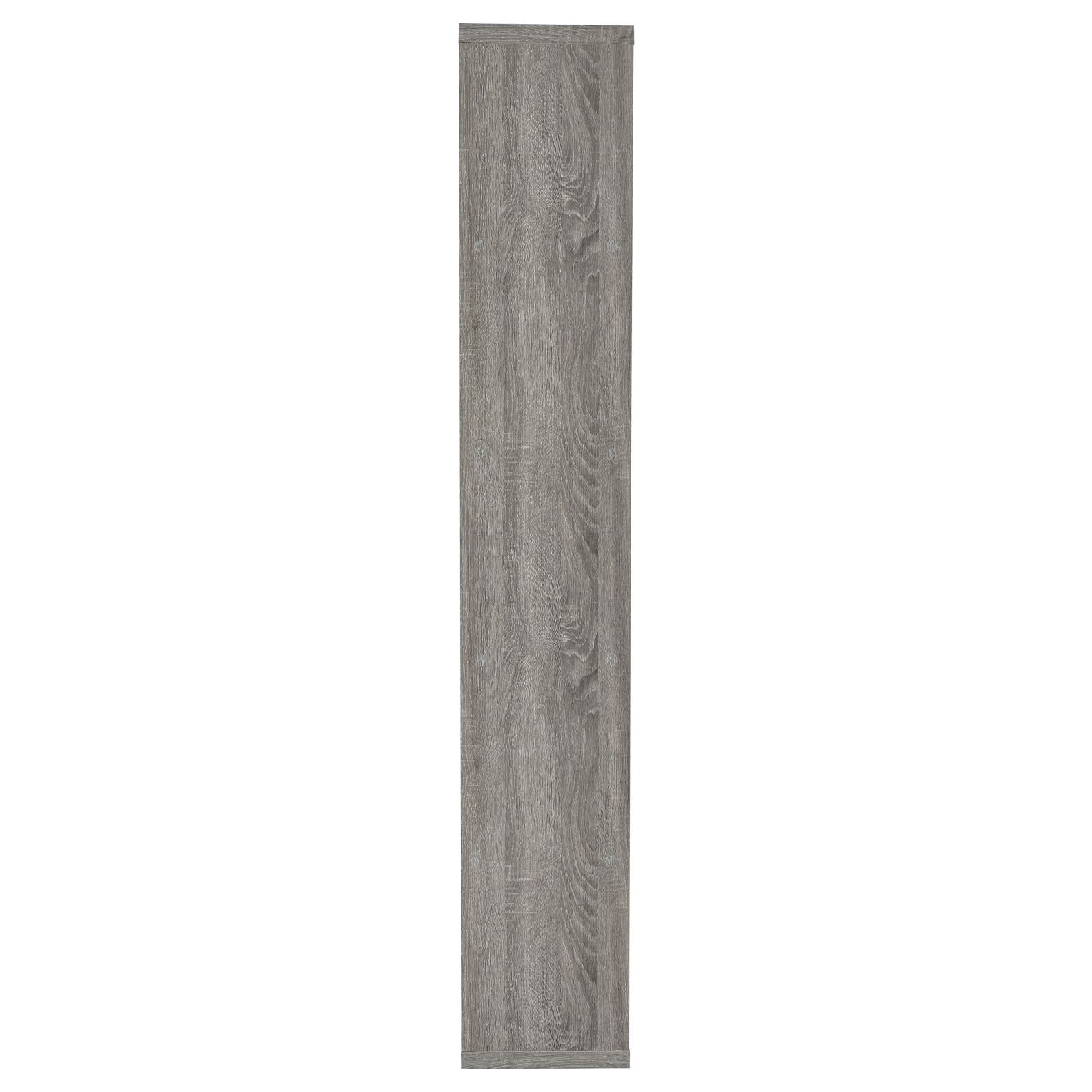 Joey Weathered Gray 5-Tier Bookcase - 800552 - Bien Home Furniture & Electronics