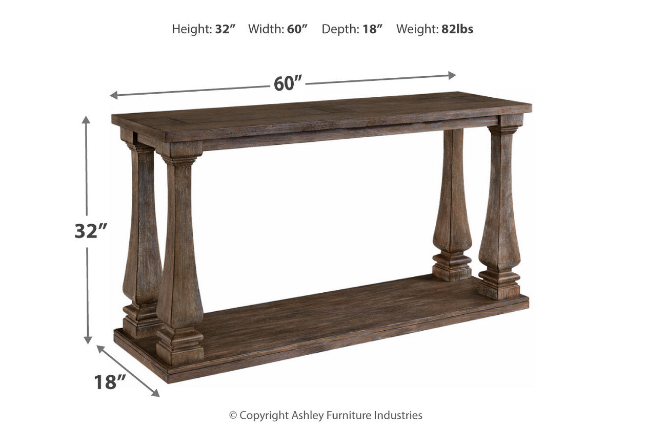 Johnelle Gray Sofa Table - T776-4 - Bien Home Furniture & Electronics