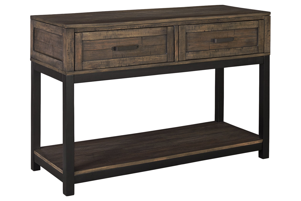 Johurst Grayish Brown Sofa/Console Table - T444-4 - Bien Home Furniture & Electronics