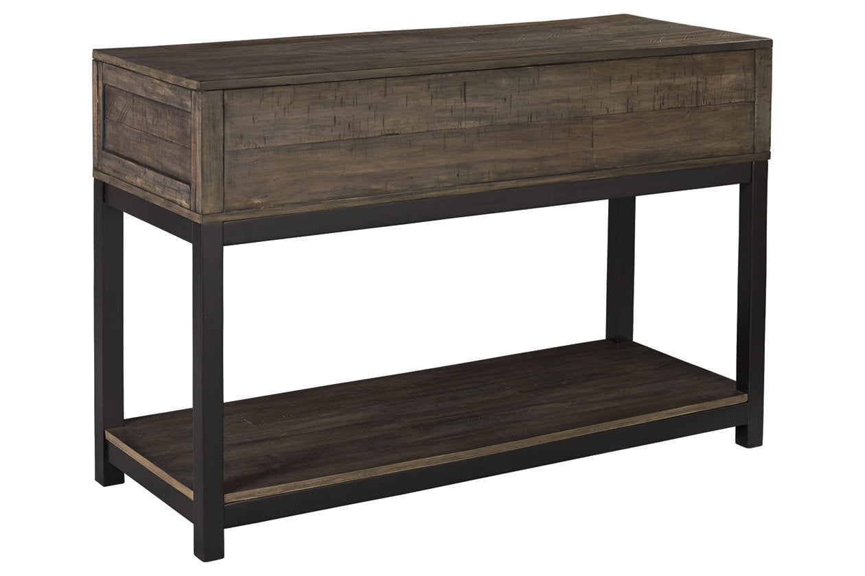 Johurst Grayish Brown Sofa/Console Table - T444-4 - Bien Home Furniture & Electronics