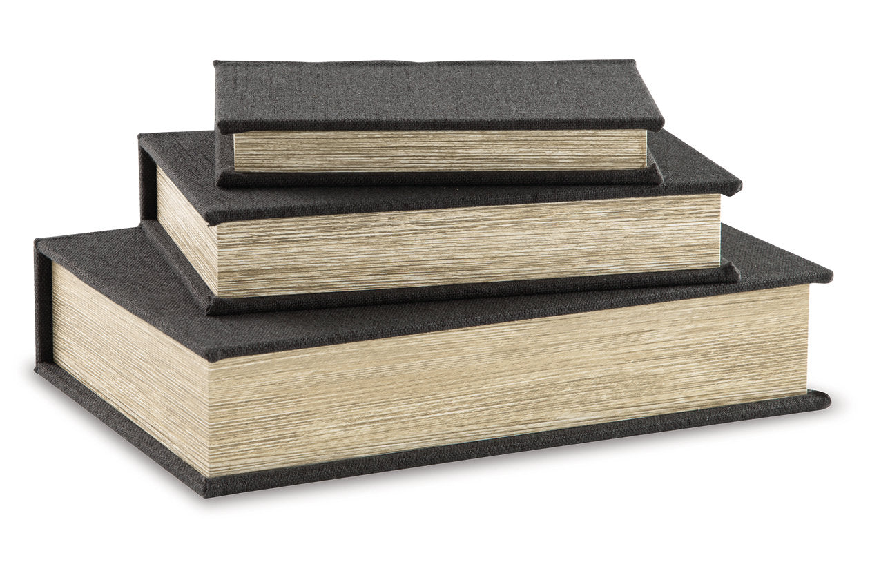 Jolina Black Box, Set of 3 - A2000489 - Bien Home Furniture & Electronics