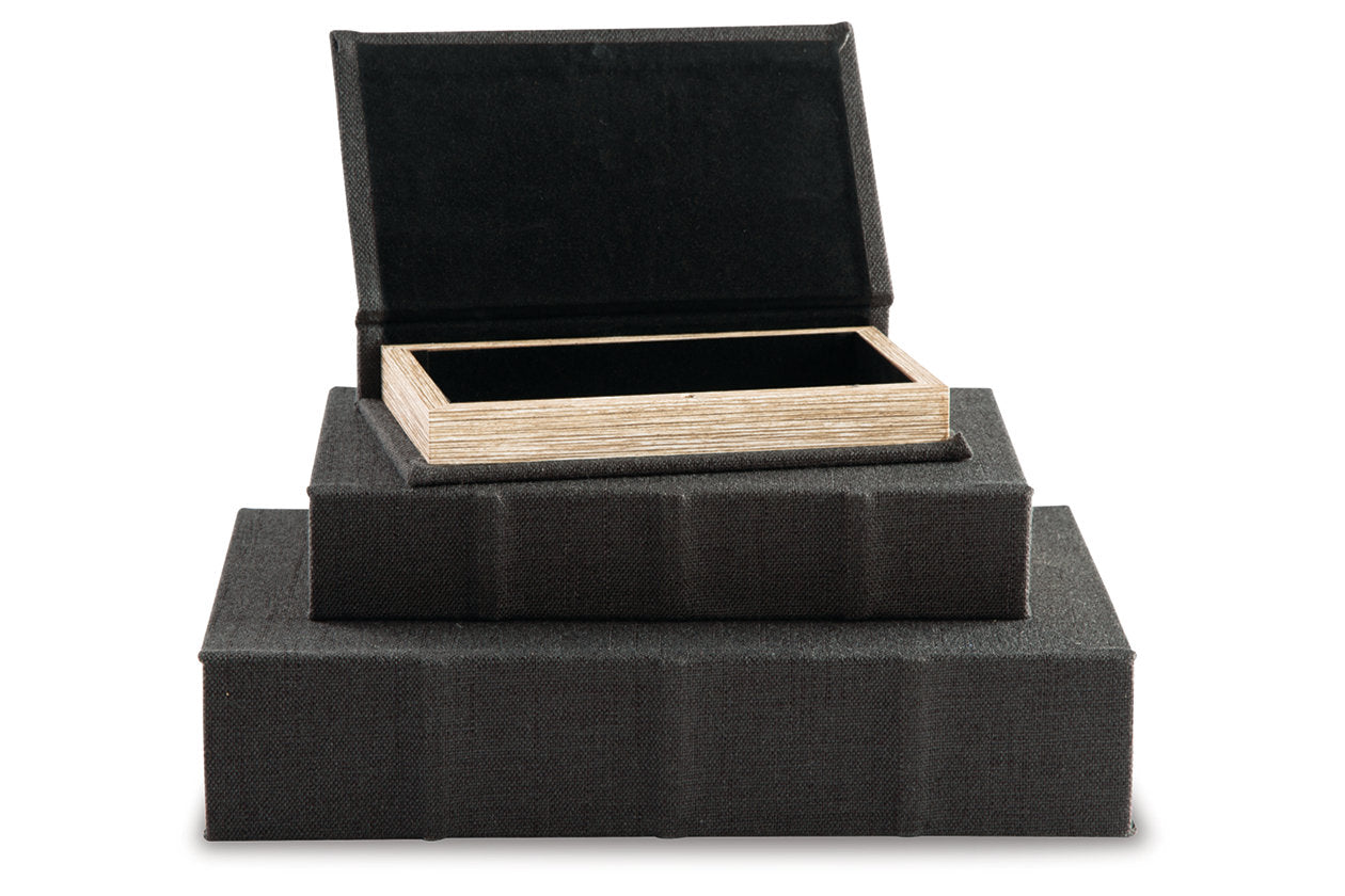 Jolina Black Box, Set of 3 - A2000489 - Bien Home Furniture & Electronics