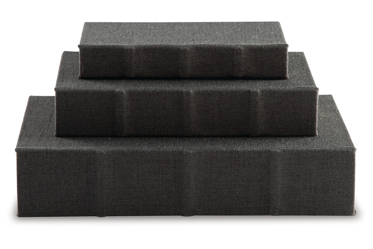 Jolina Black Box, Set of 3 - A2000489 - Bien Home Furniture & Electronics