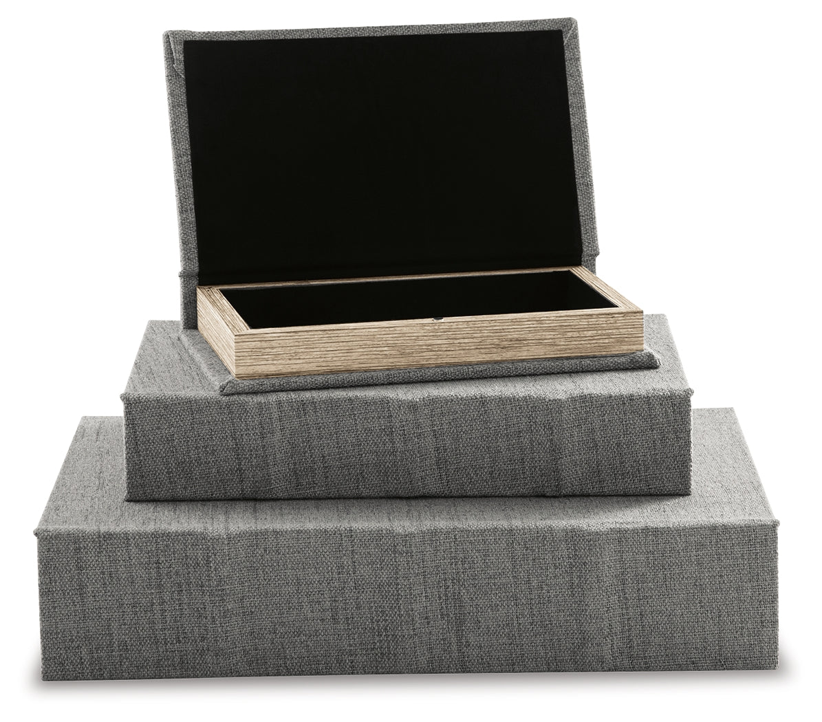 Jolina Gray Box, Set of 3 - A2000487 - Bien Home Furniture & Electronics