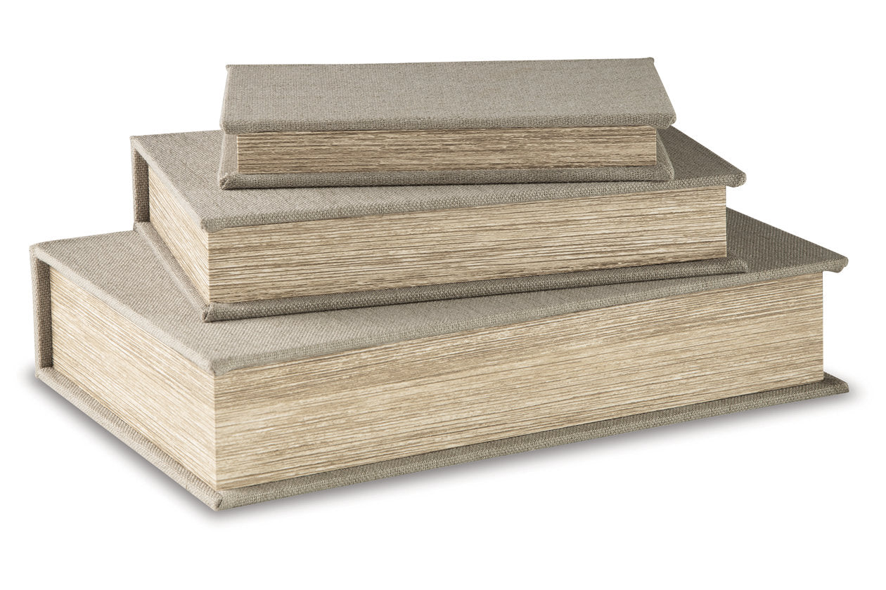 Jolina Linen Box, Set of 3 - A2000486 - Bien Home Furniture & Electronics